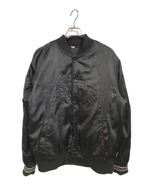 中古・古着通販】stussy (ステューシー) スタジャン ブラック サイズ:L 