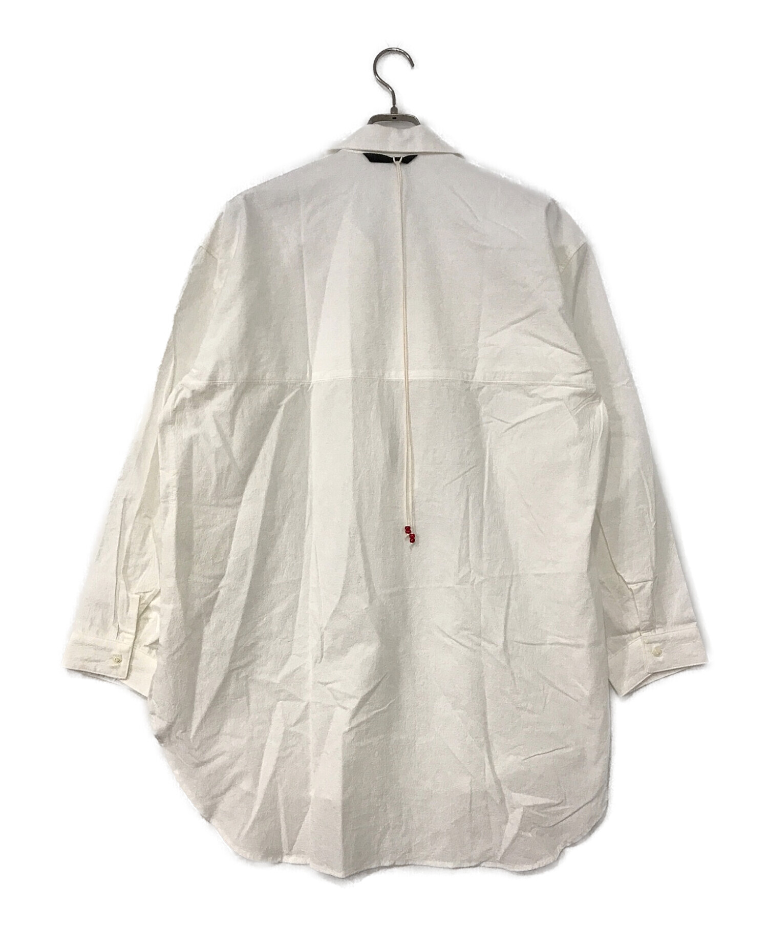 中古・古着通販】ANCELLM (アンセルム) SKIPPER LONG SHIRT ホワイト 