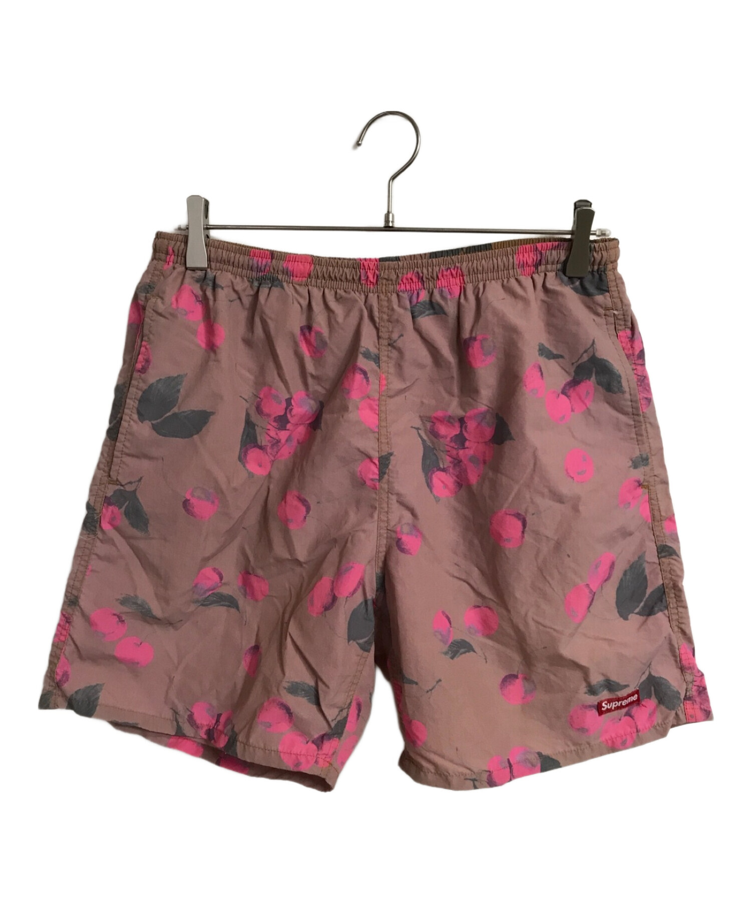 Supreme Nylon Water Short Black CHerry S