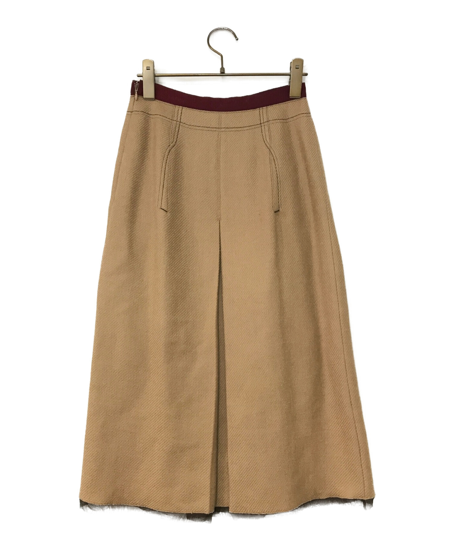 中古・古着通販】PRADA (プラダ) スカート ブラウン サイズ:38  