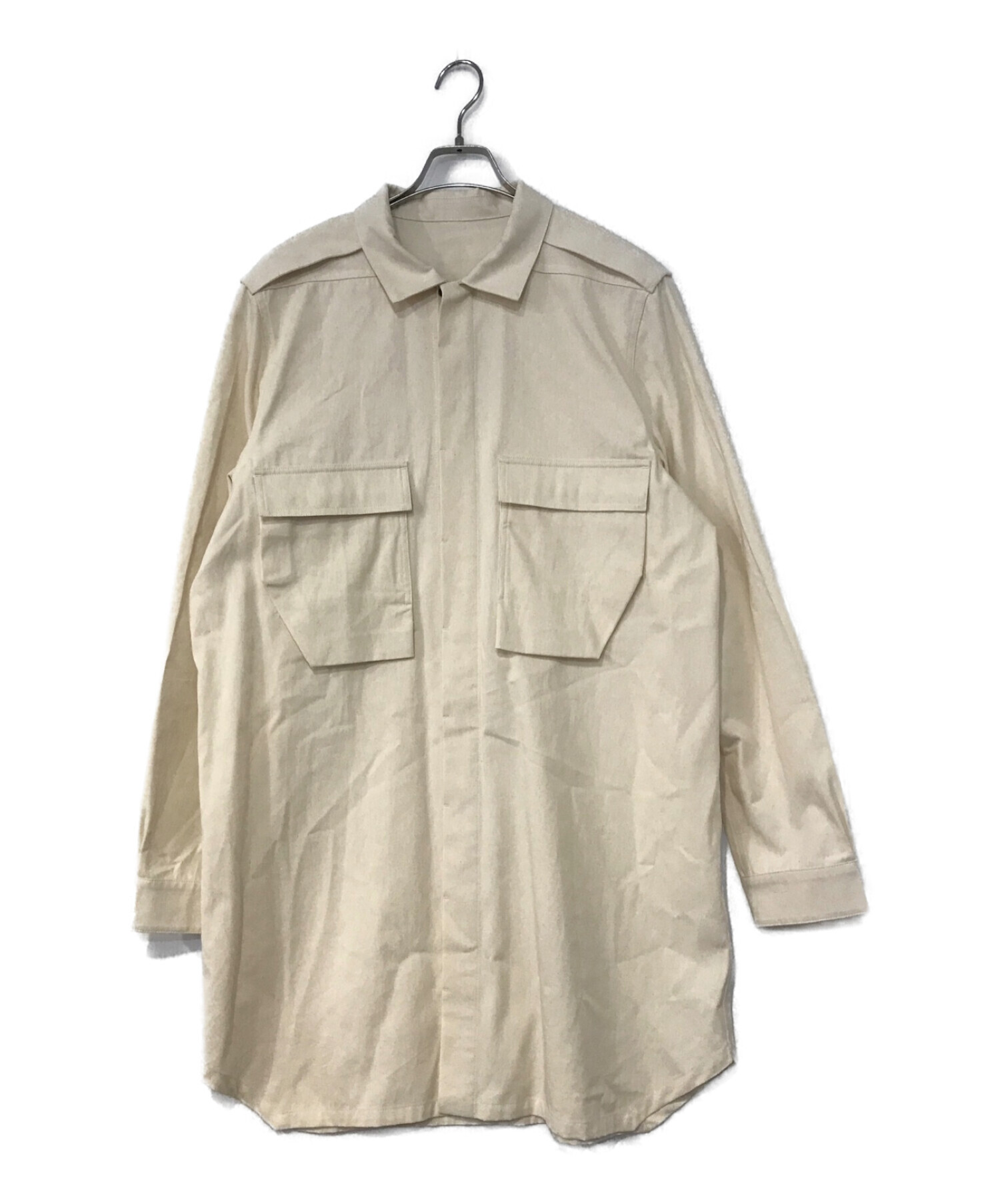 リックオウエンス フィールドシャツ ロング サイズ 48