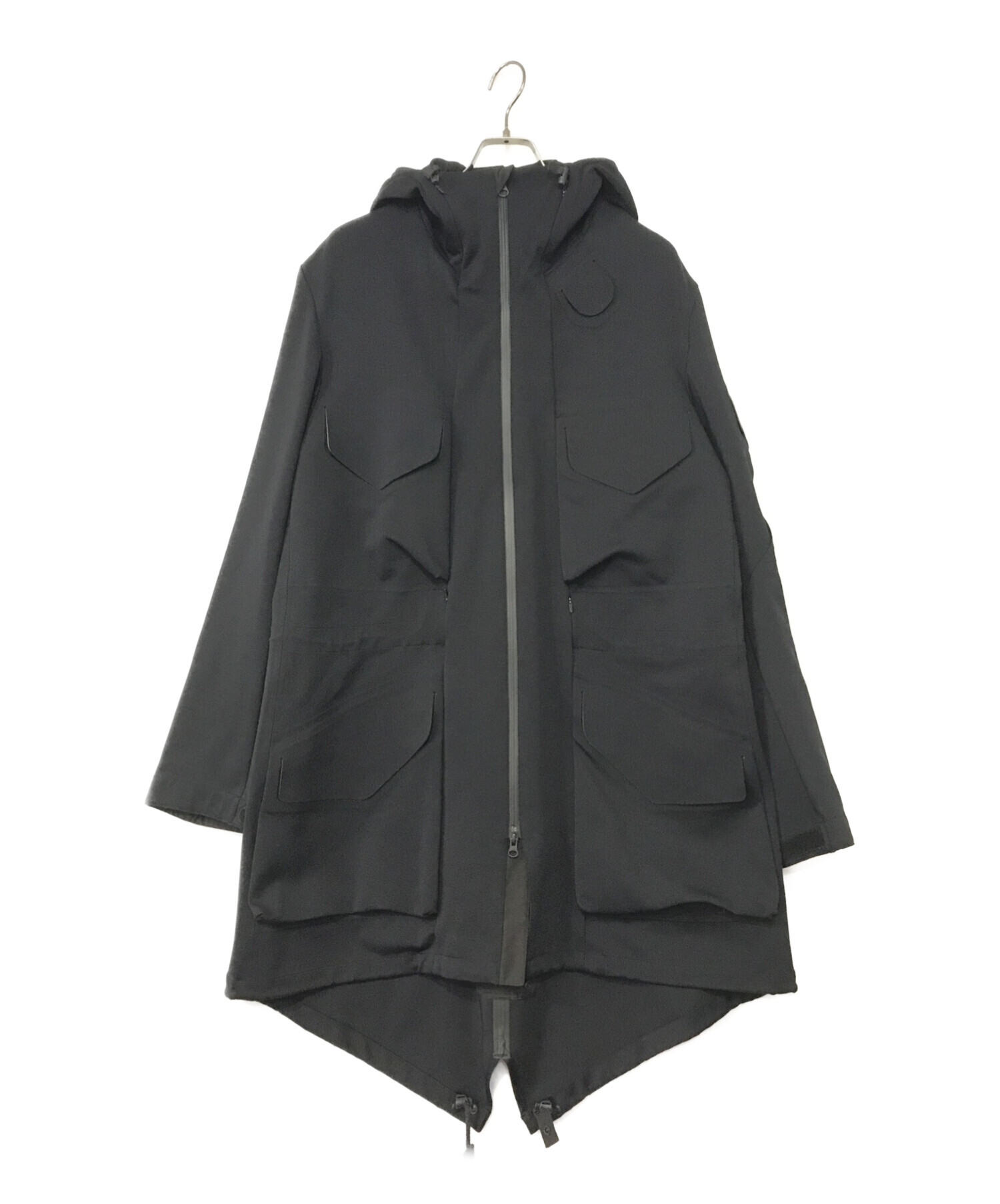 中古・古着通販】Y-3 (ワイスリー) ラックスフューチャーモッズコート ブラック サイズ:XS｜ブランド・古着通販 トレファク公式【TREFAC FASHION】スマホサイト | Y-3 Y-3 FUTURE SPORT COAT | ジャケット・アウター