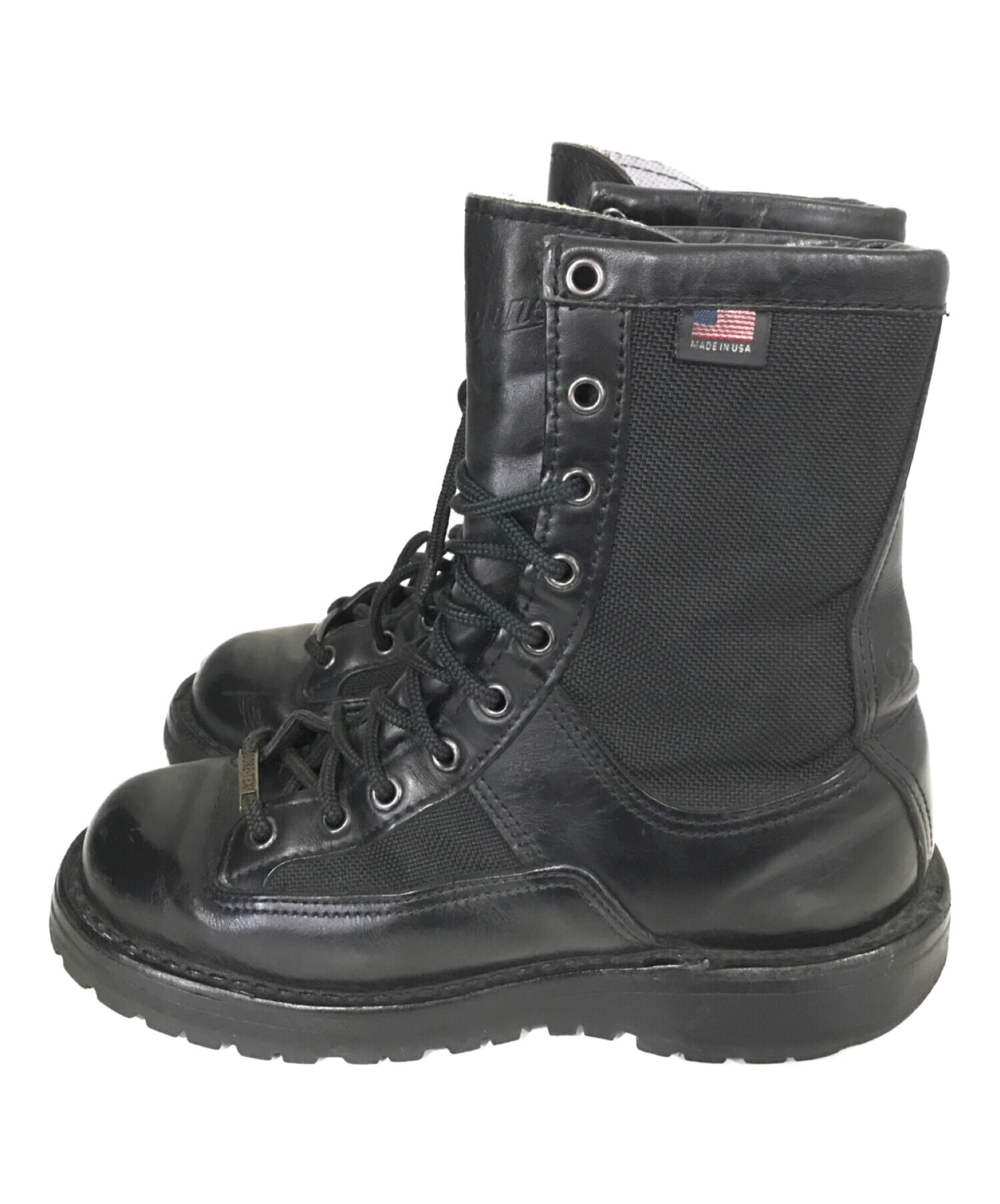 中古・古着通販】Danner (ダナー) レースアップブーツ ブラック サイズ 