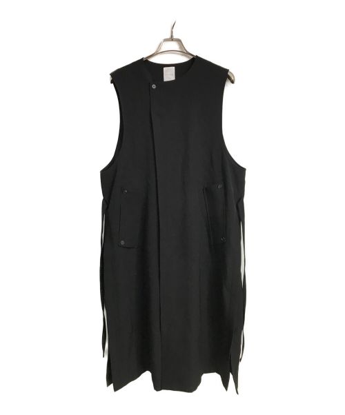中古・古着通販】SUBLATIONS (サブレーションズ) ロングジレ ブラック 