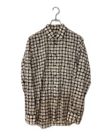 中古・古着通販】PRADA (プラダ) 総柄シャツ ベージュ サイズ:41/16 