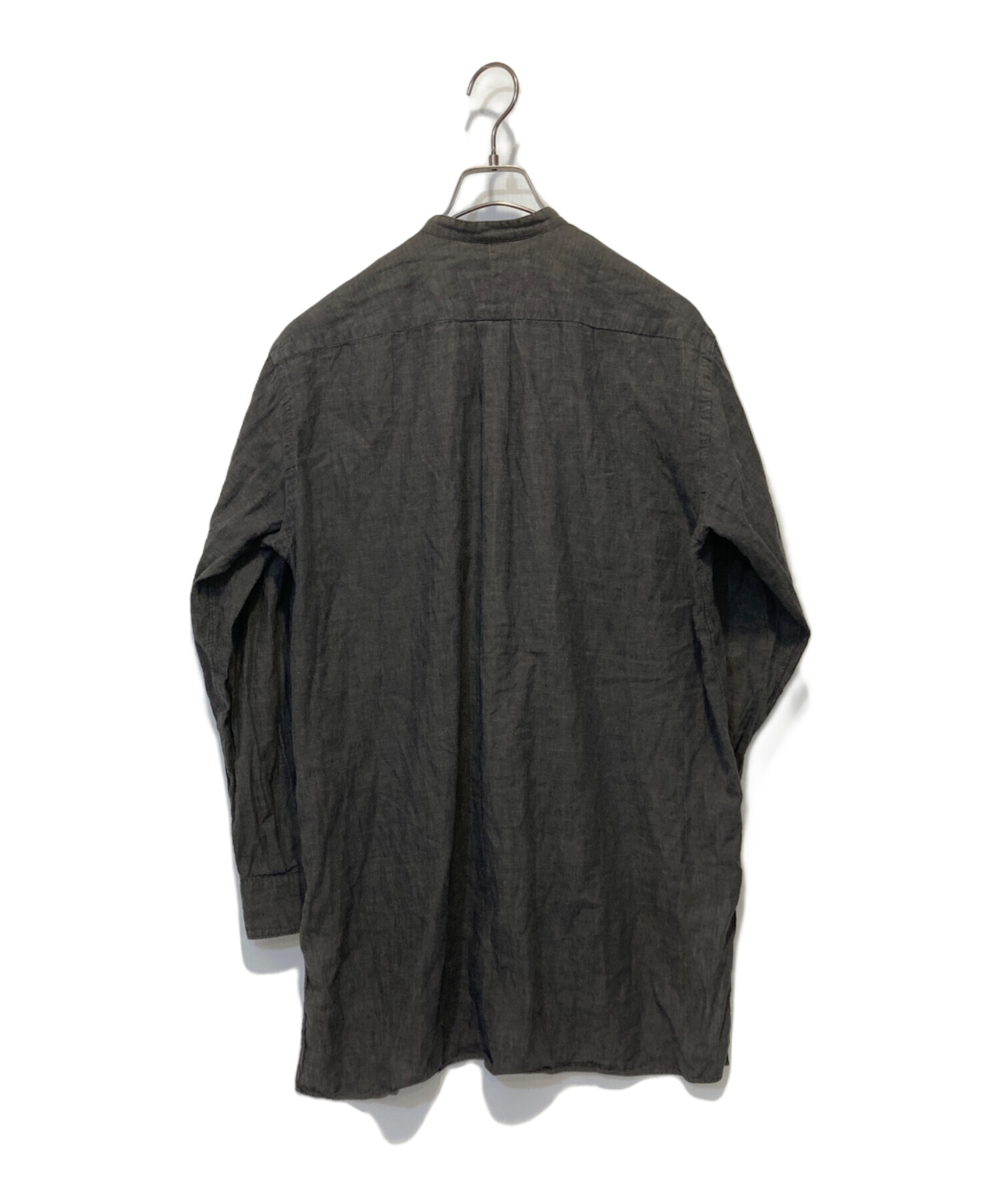 中古・古着通販】COMOLI (コモリ) シャツ グレー サイズ:1｜ブランド 
