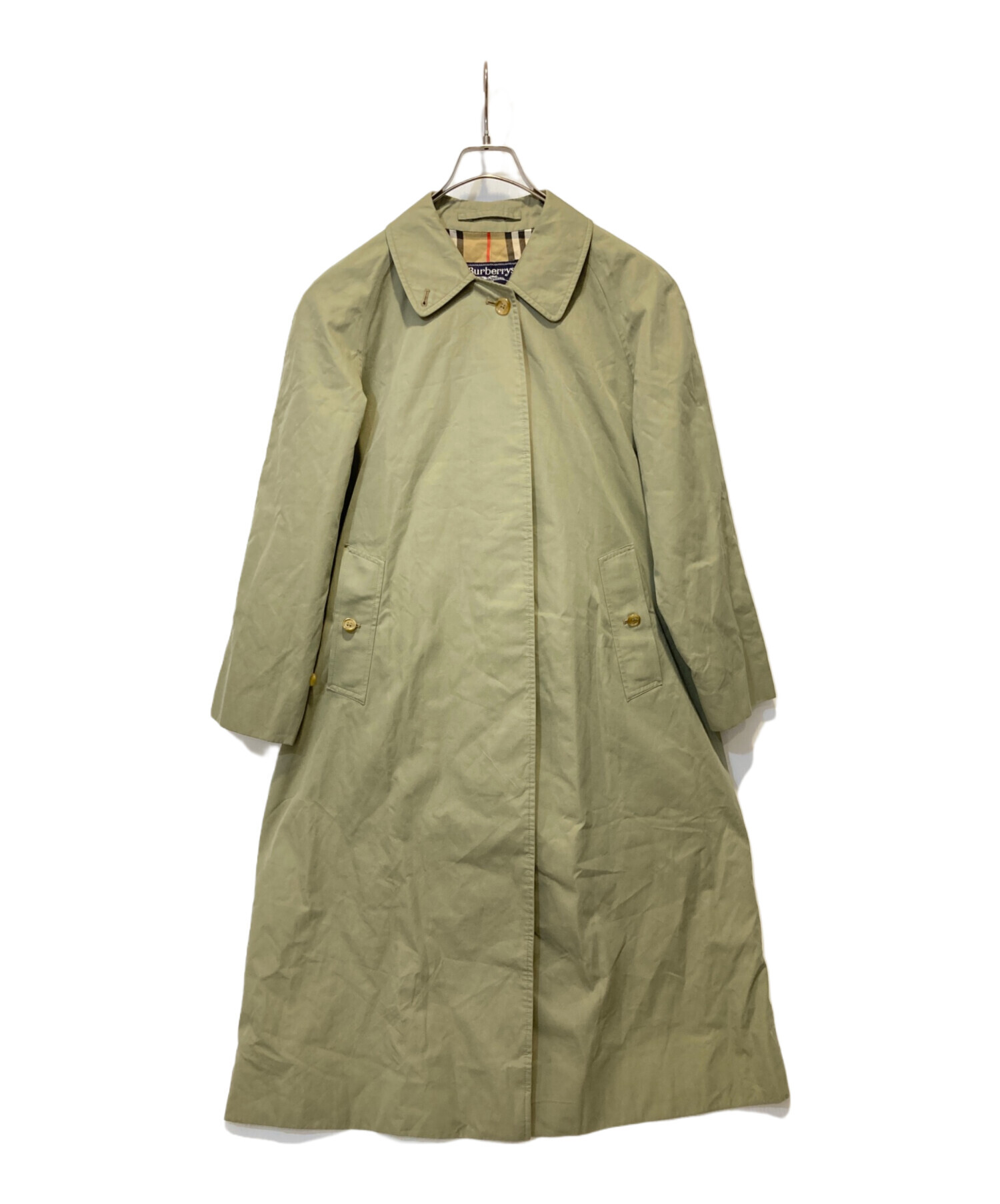 極美品 L バーバリー BURBERRYトレンチコート ベージュ（中古・古着 