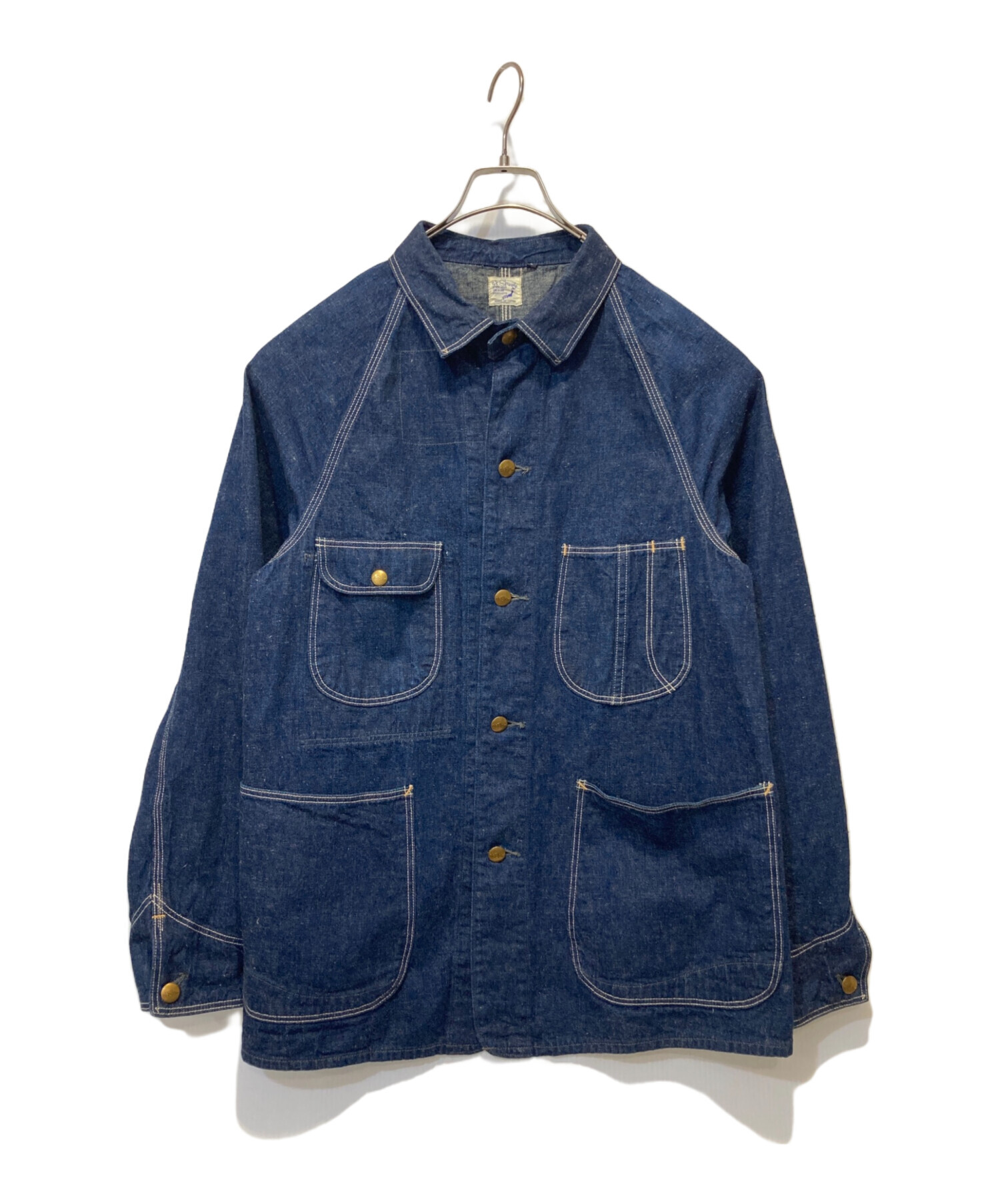 中古・古着通販】orSlow (オアスロウ) デニムカバーオール インディゴ  