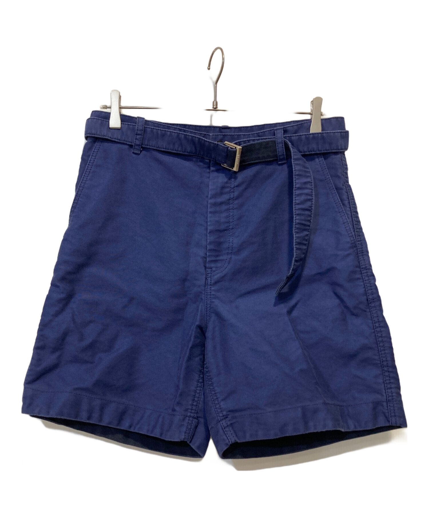 中古・古着通販】sacai (サカイ) ショートパンツ ブルー サイズ:1 