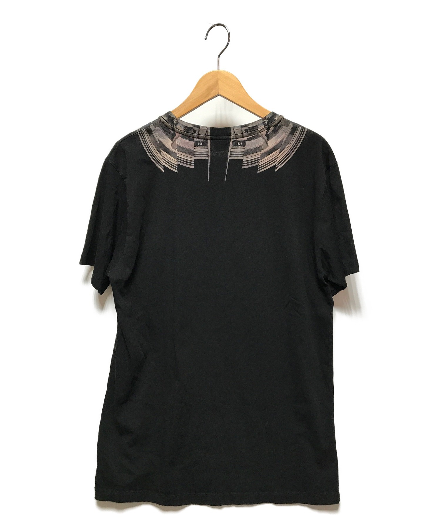 MARCELO BURLON (マルセロバーロン) プリントTシャツ ブラック サイズ:S