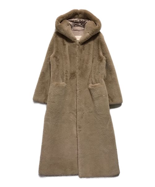 中古・古着通販】LEMONPLET (レモンプレット) エコファーコート ピンク 