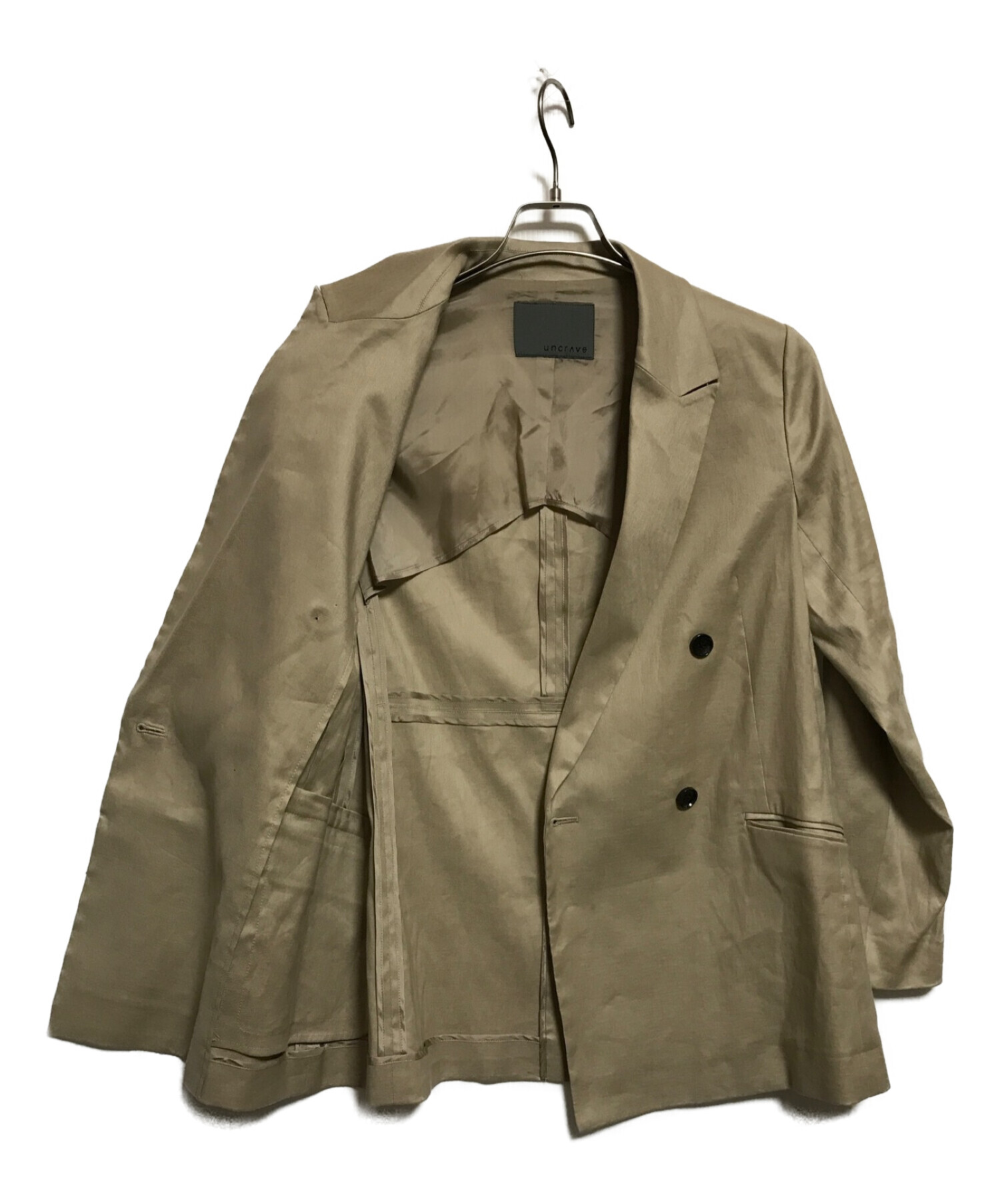 中古・古着通販】uncrave (アンクレイヴ) ベルジアンリネン ジャケット  