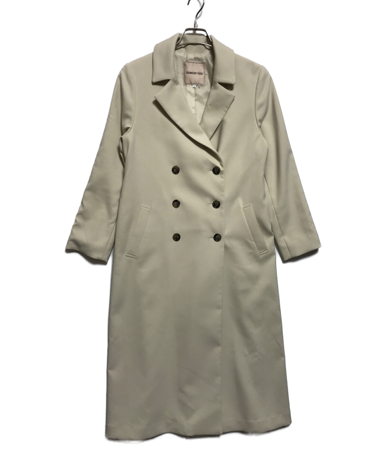 apuweiser richer コート 27-019 マルイ限定》ベルテッドトレンチ
