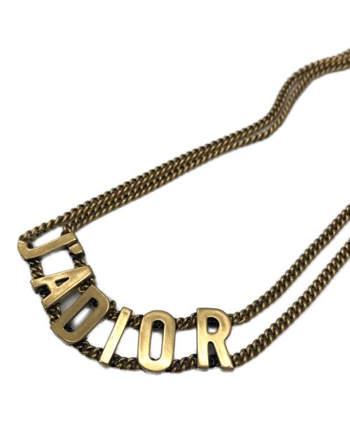 【中古・古着通販】Dior (ディオール) JA DIORチョーカー ゴールド