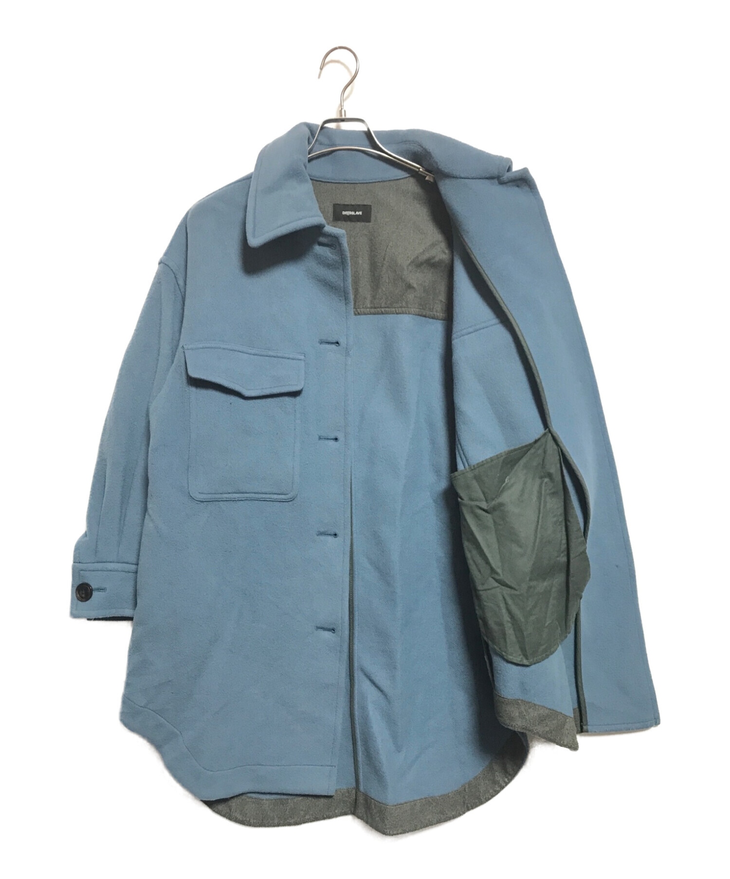 中古・古着通販】DRESSLAVE (ドレスレイブ) ウールジャケット ブルー 