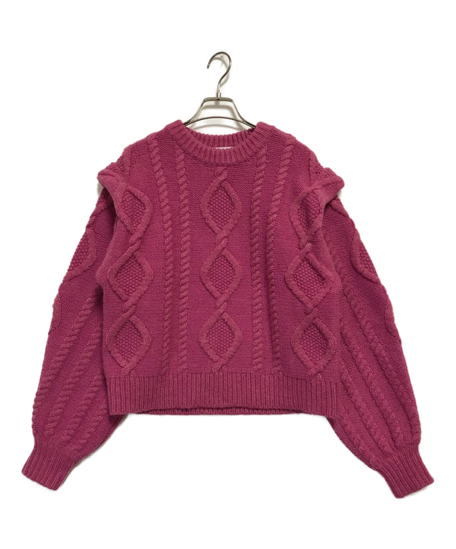CLANE BELL SLEEVE TURTLE KNIT TOPS