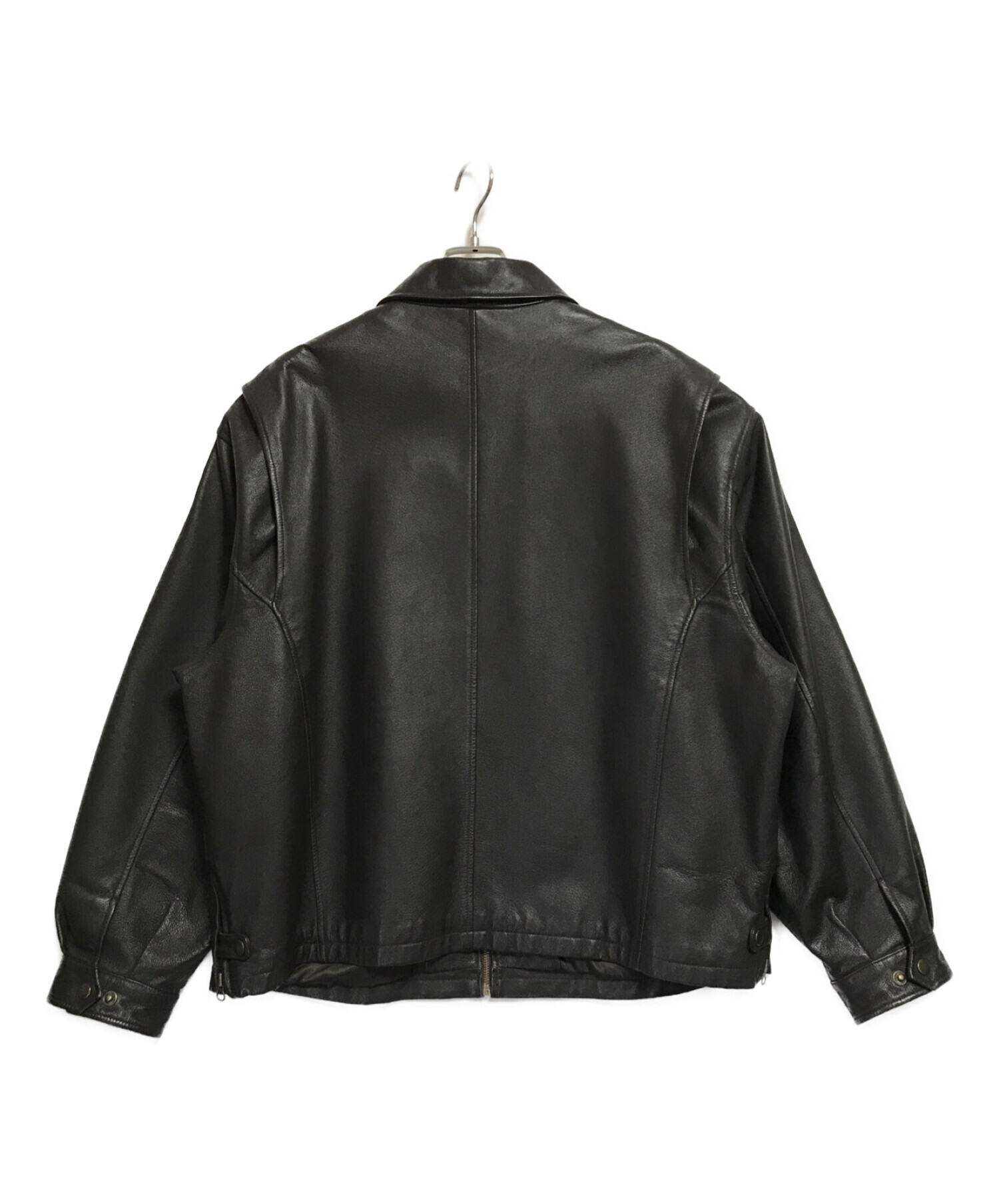 ST JOHN'S BAY (セントジョンズベイ) レザージャケット ブラック サイズ:XL
