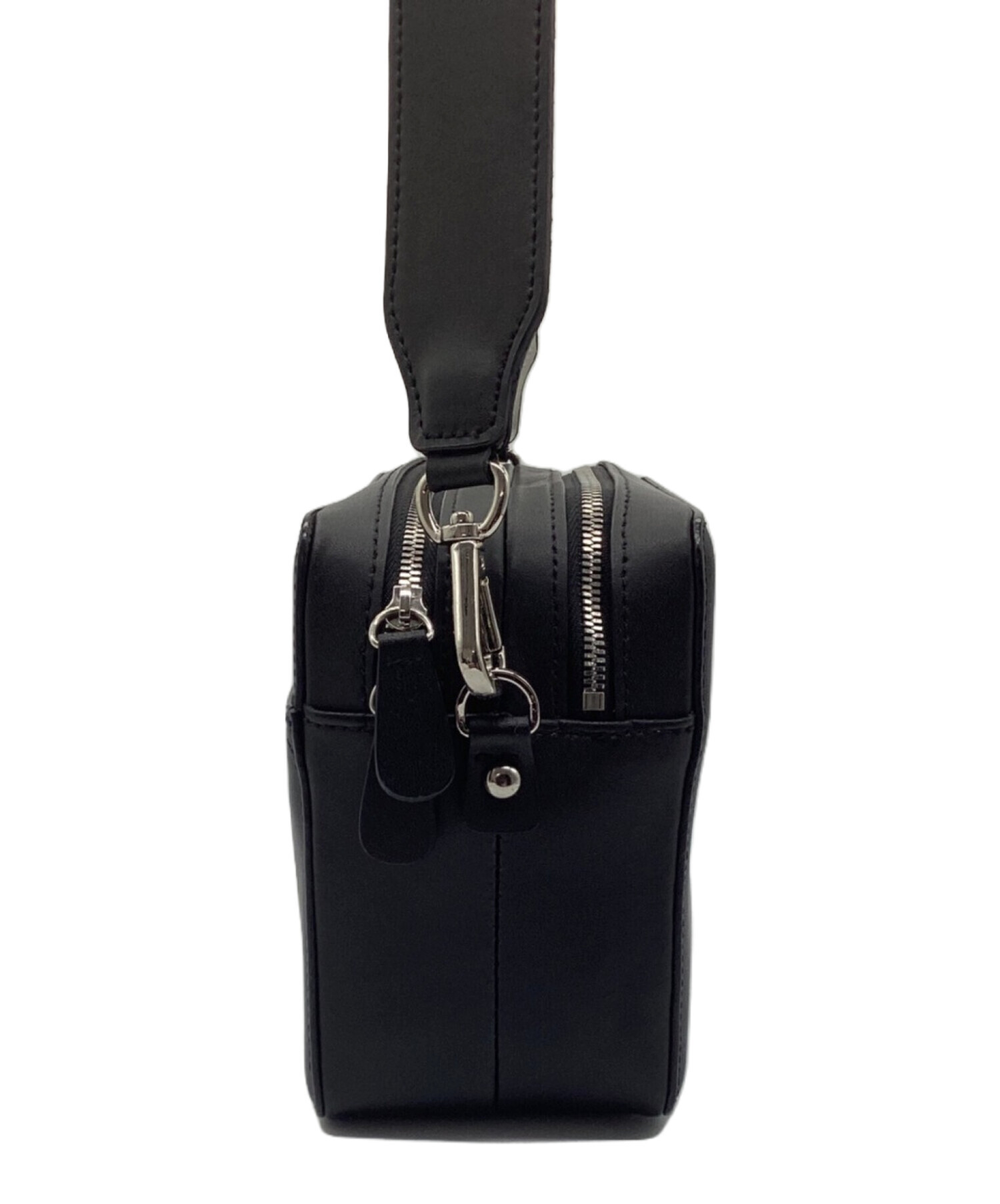 YONFA ショルダーバッグ　ヨンファ ヨンファ スクエアショルダーバッグ パイソン型押し レザー 2way 鞄