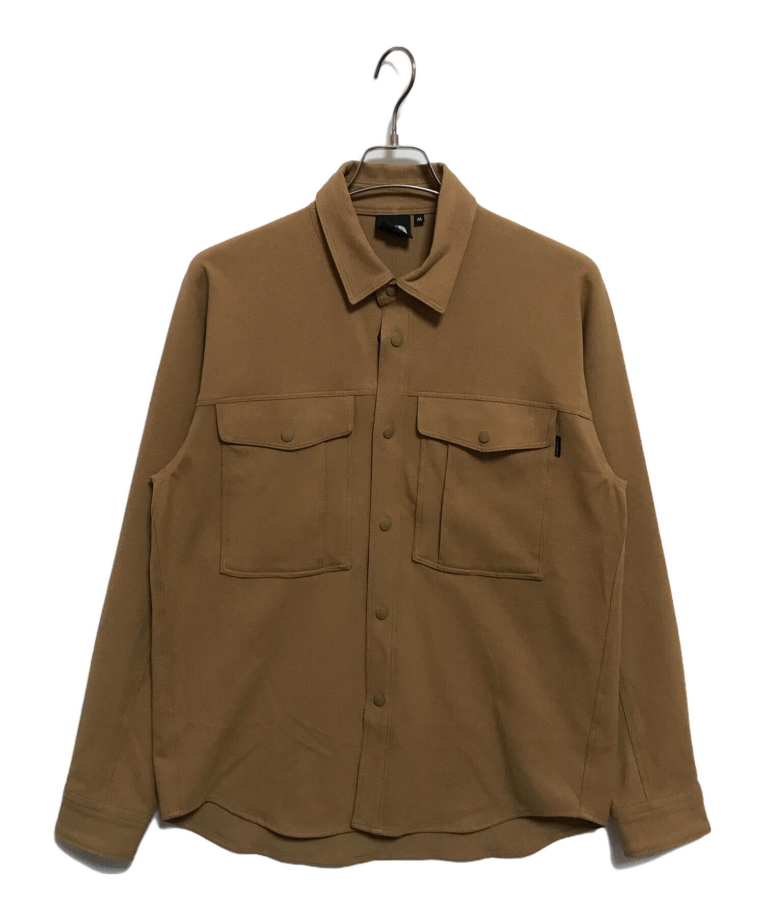 THE NORTH FACE Mサイズ ベージュ ボタン付きシャツ