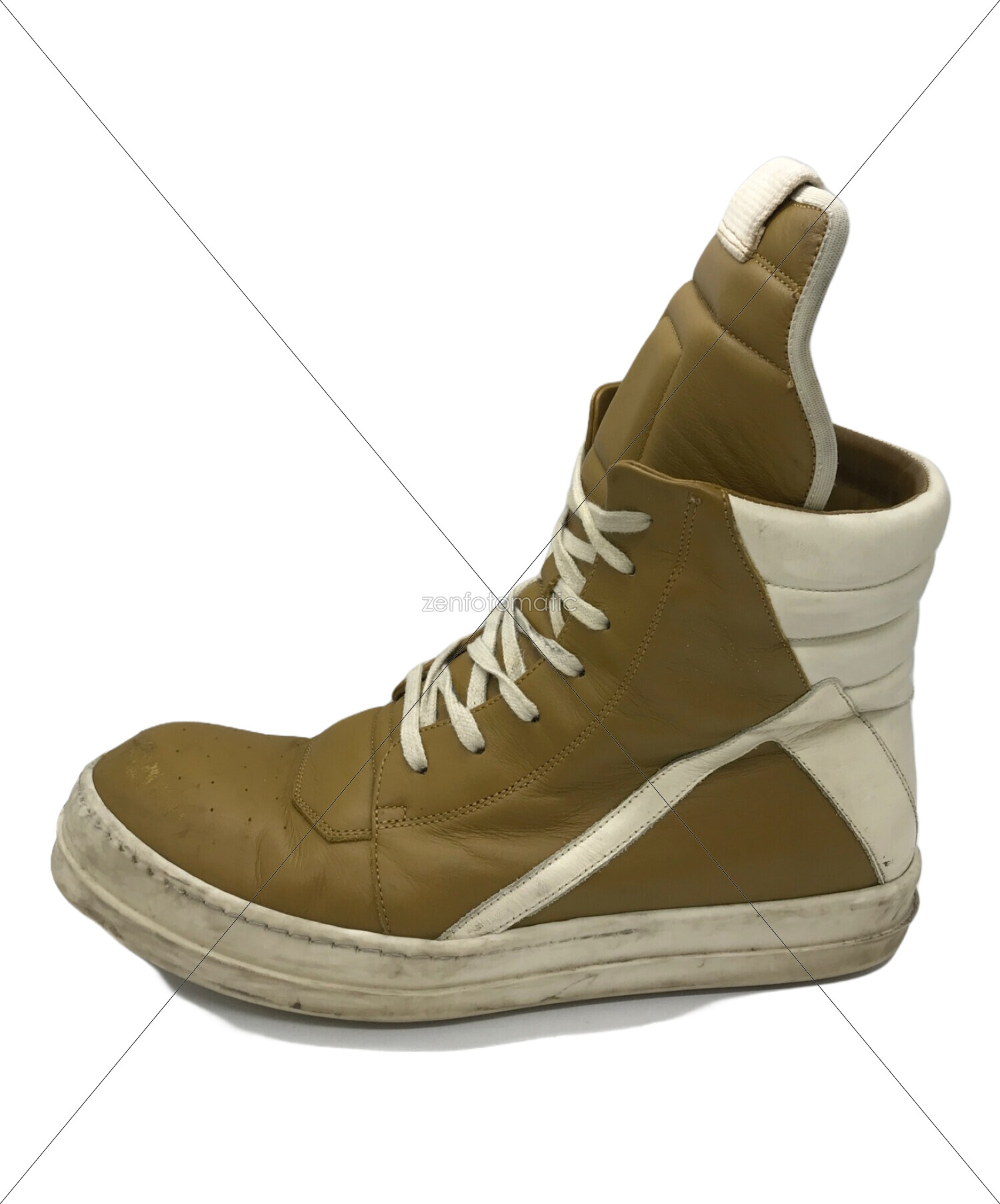 中古・古着通販】RICK OWENS (リックオウエンス) ハイカットレザー 
