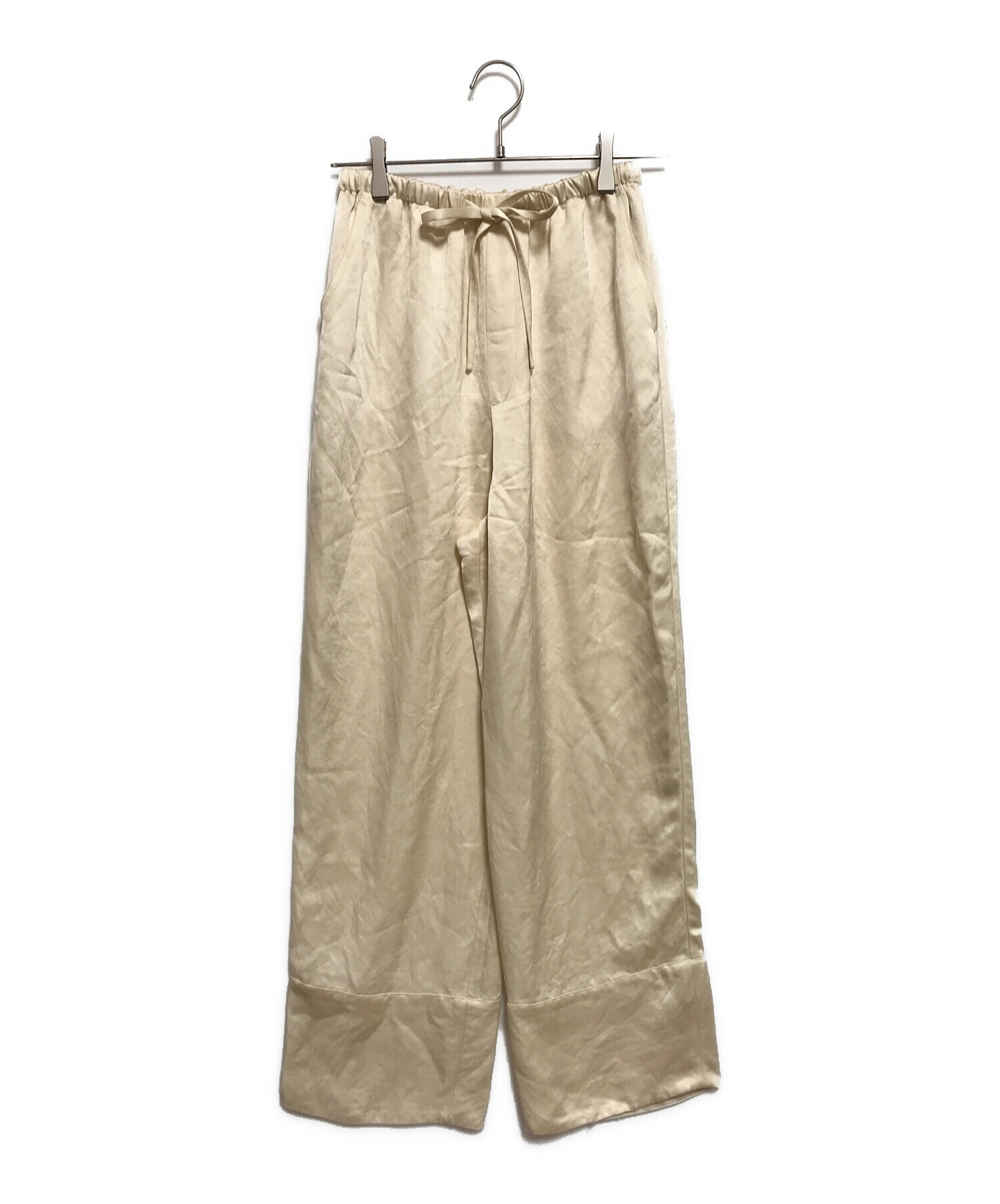 中古・古着通販】TODAYFUL (トゥデイフル) Satin Easy Pants ベージュ  