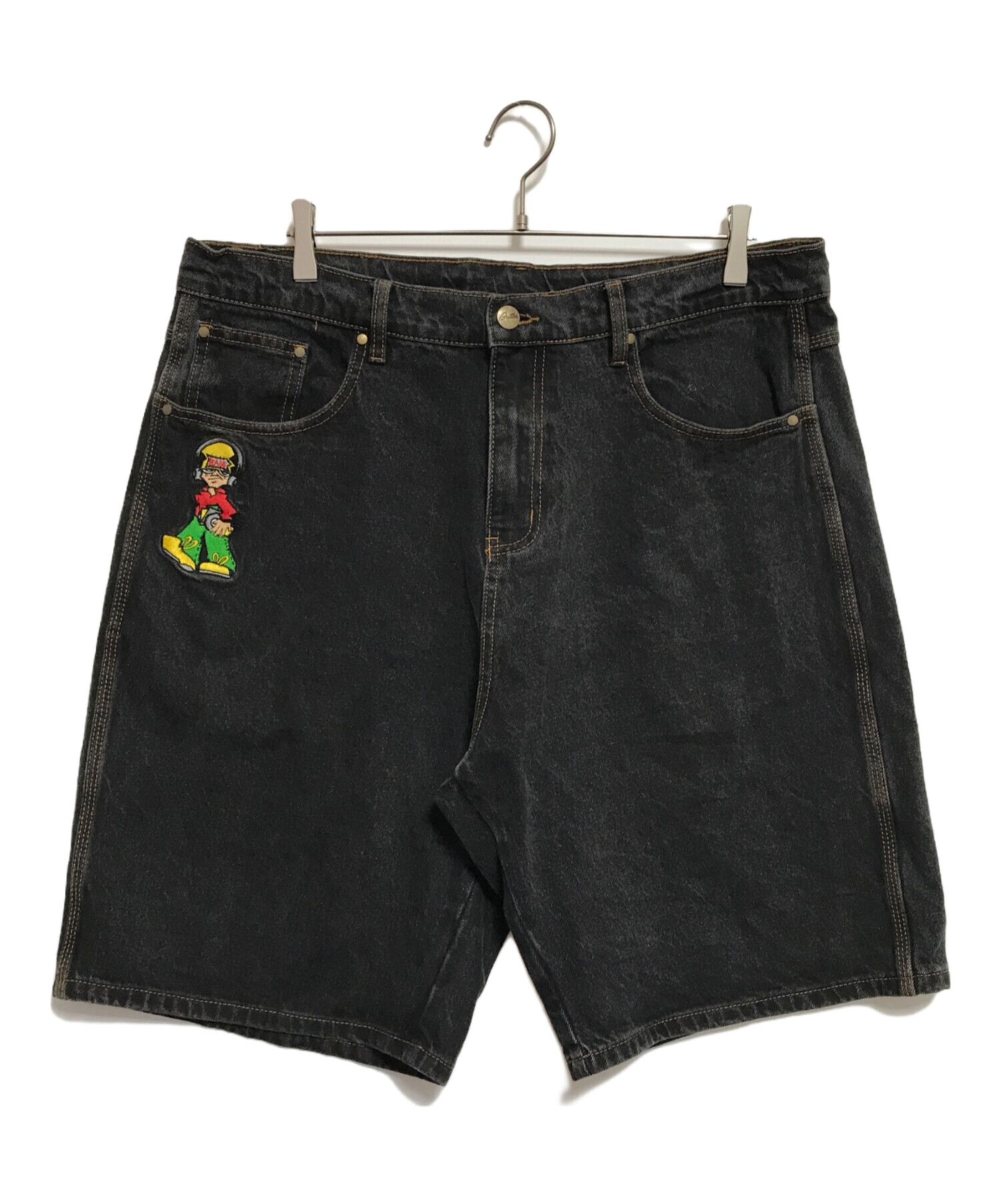 中古・古着通販】BUTTERGOODS (バターグッズ) ハーフパンツ ブラック 