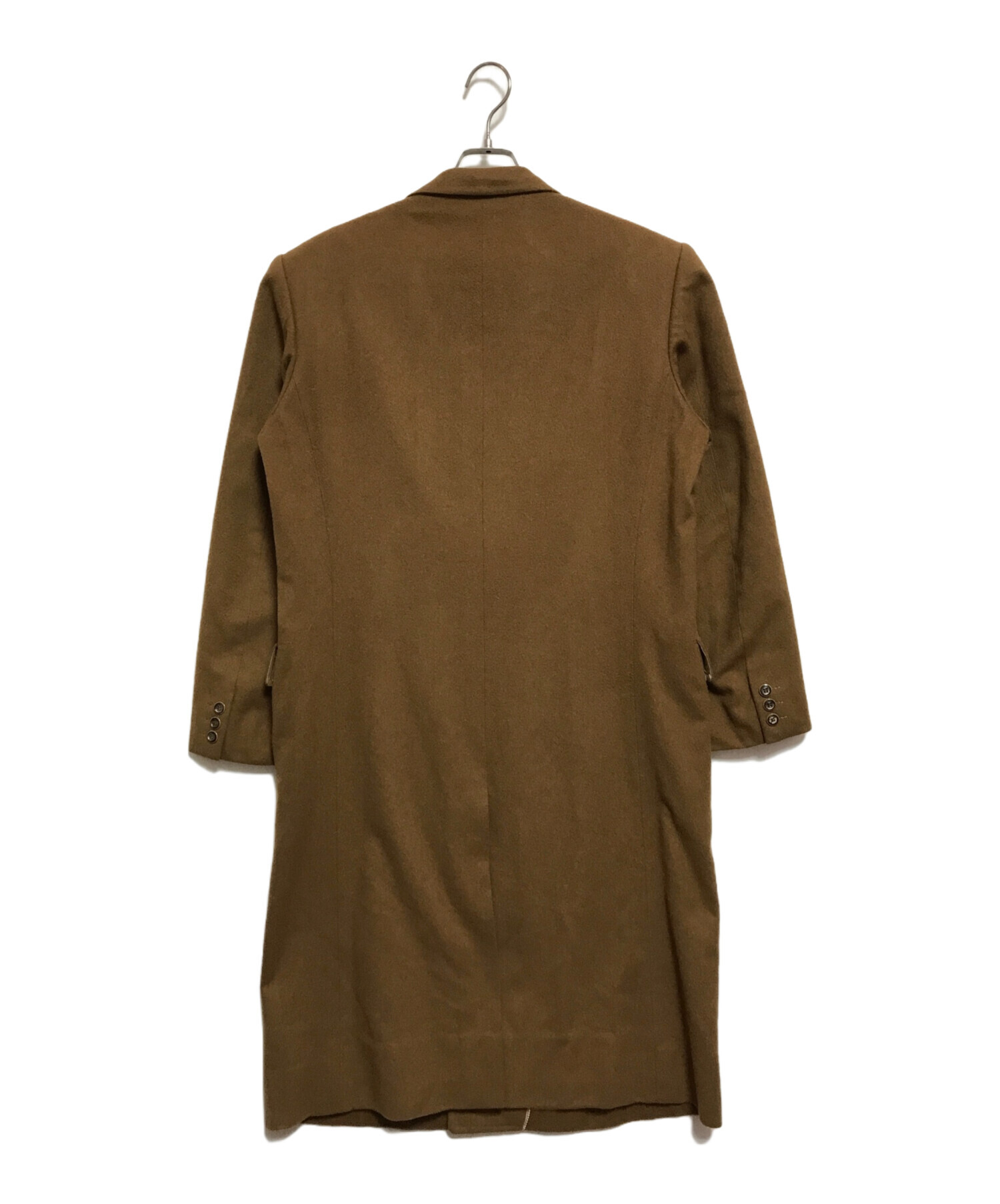 Crombie クロンビー カシミヤ100％ ロングコート ブラック コート  