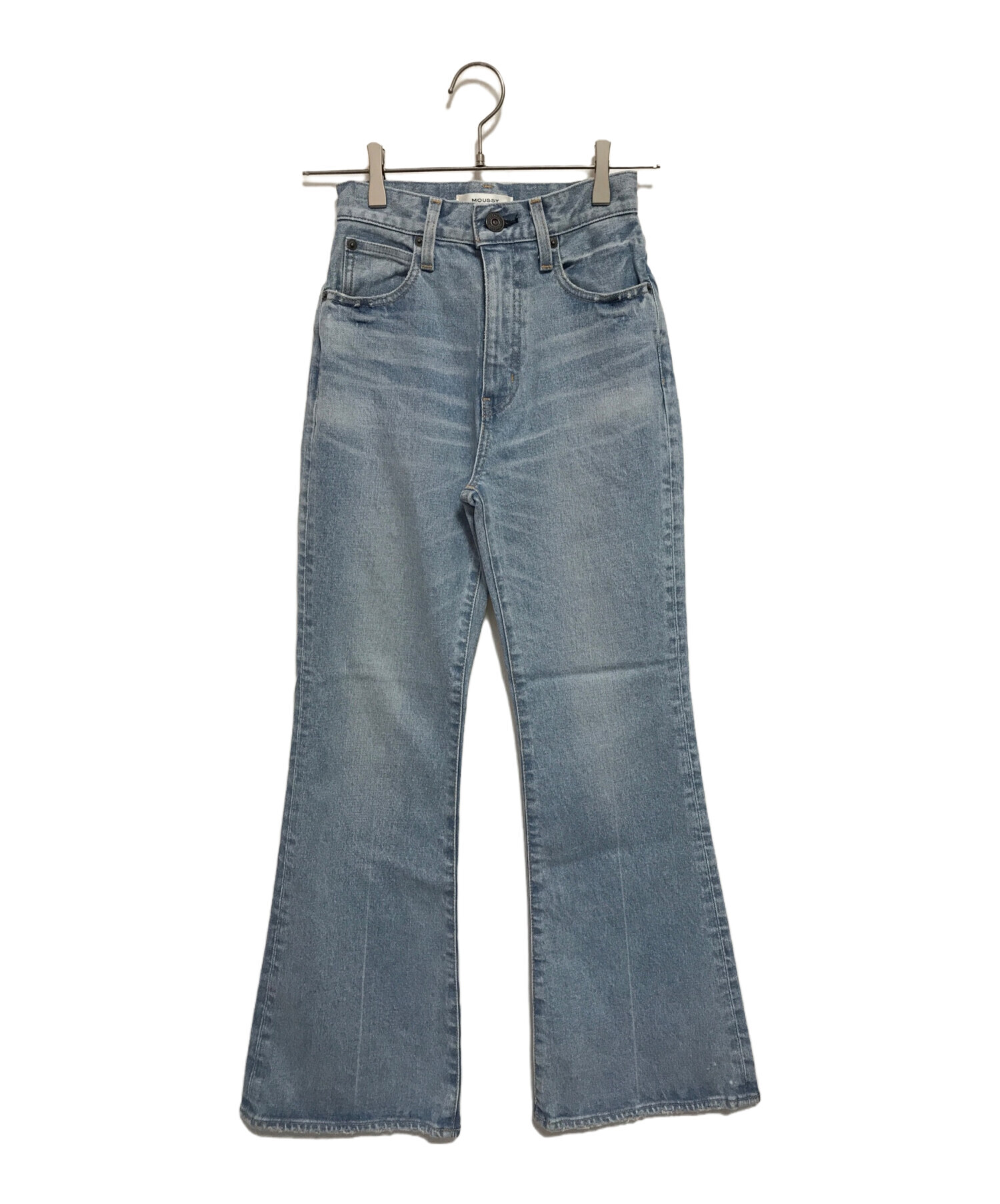 中古・古着通販】moussy (マウジー) MVS L/BLU FLARE インディゴ 