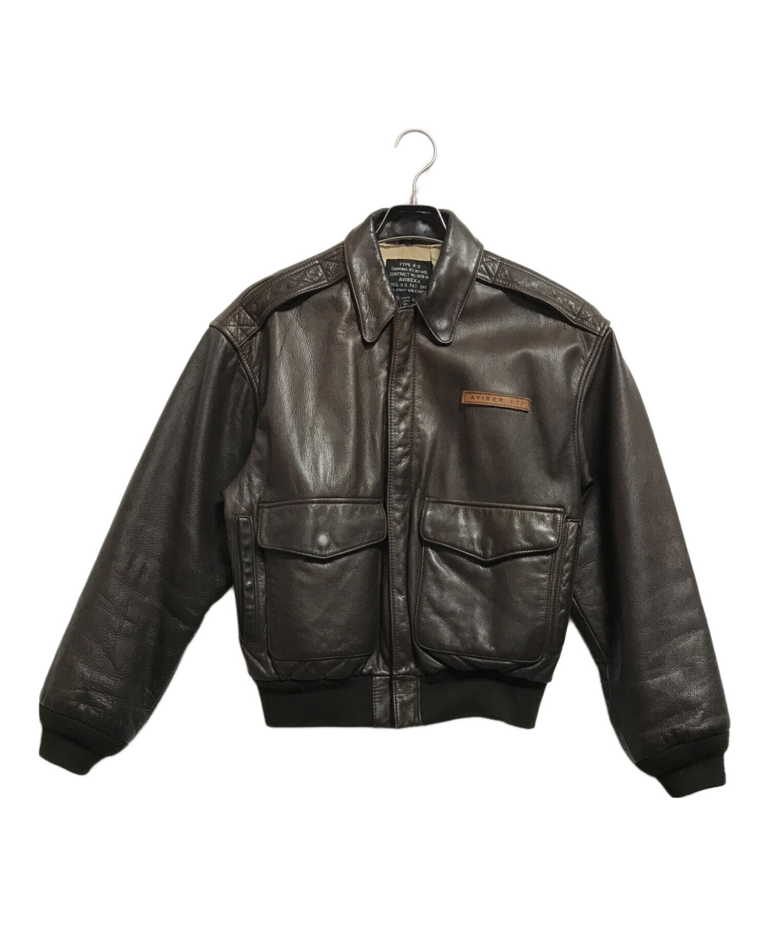 中古・古着通販】AVIREX (アヴィレックス) TYPE A-2 レザージャケット 