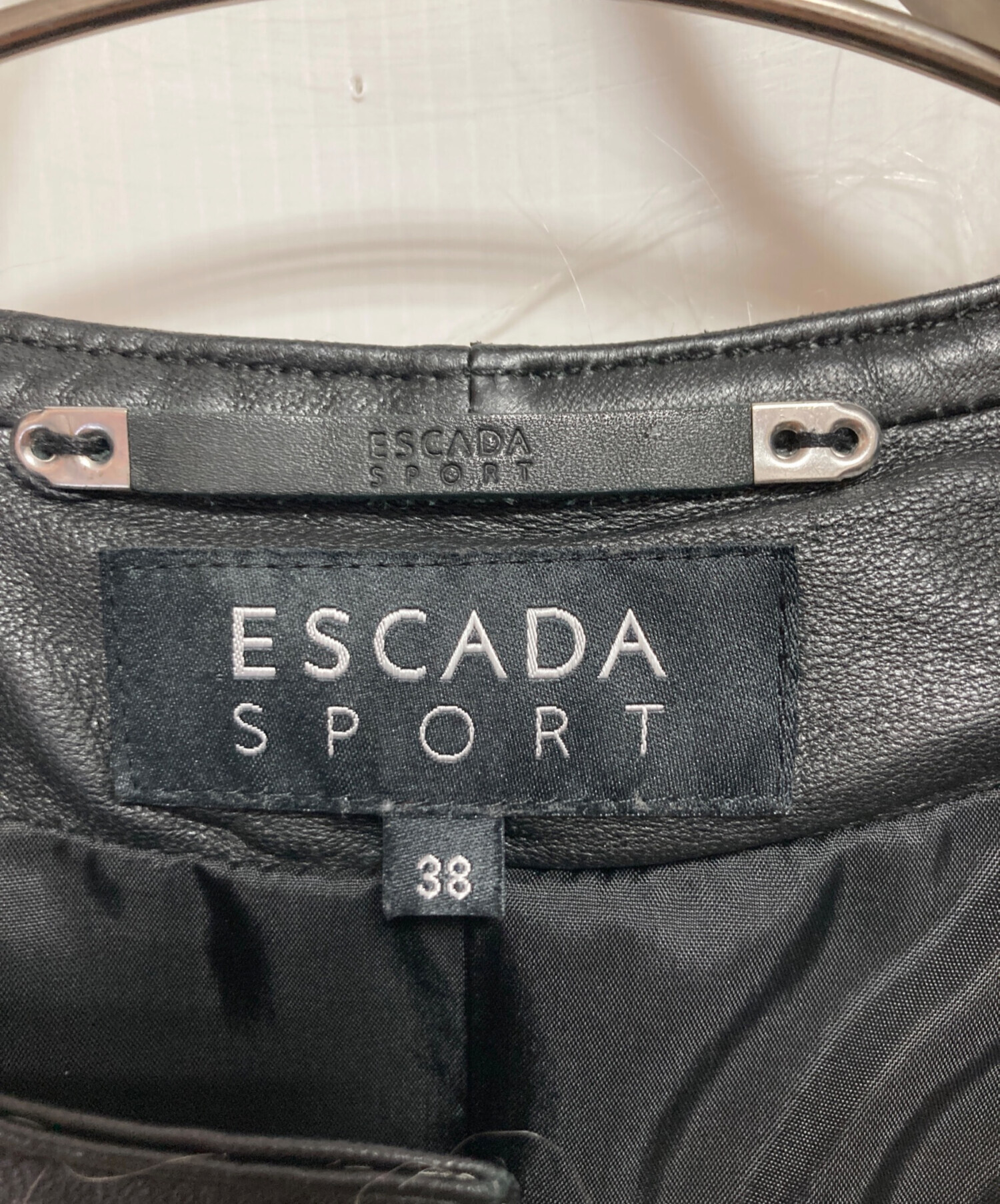 中古・古着通販】ESCADA SPORT (エスカーダスポート) レザージャケット 