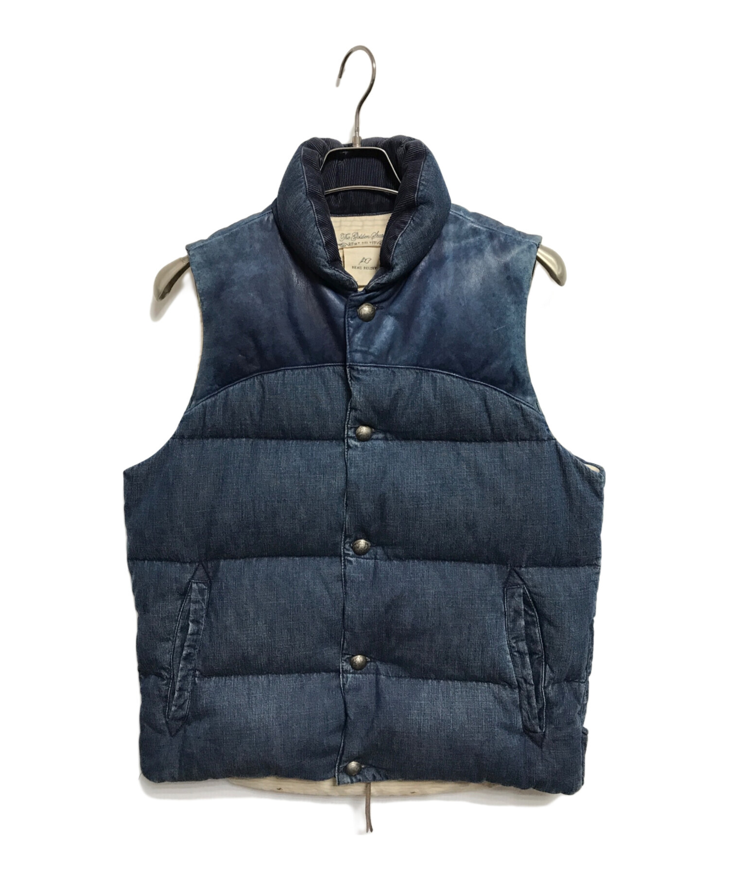 中古・古着通販】REMI RELIEF (レミレリーフ) レザー切替コンチョ 