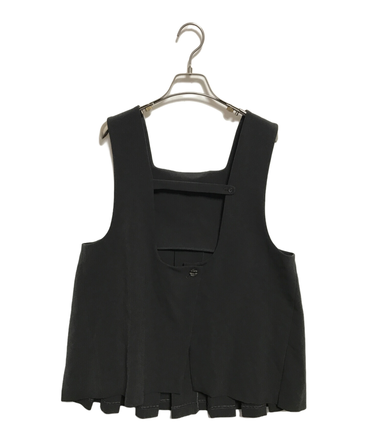 ENFOLD エンフォルド PLEATS TWO-WAY VEST グレー jXAk3mSNp6z8.jpg?width=768