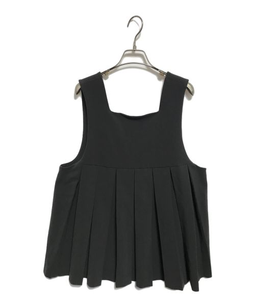 中古・古着通販】ENFOLD (エンフォルド) PLEATS TWO－WAY VEST グレー 
