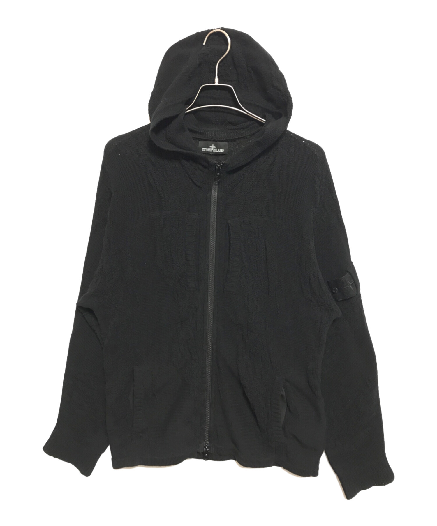 STONE  シャドープロジェクト パーカー　ブラック ストーンアイランドシャドウプロジェクトパーカーstone island