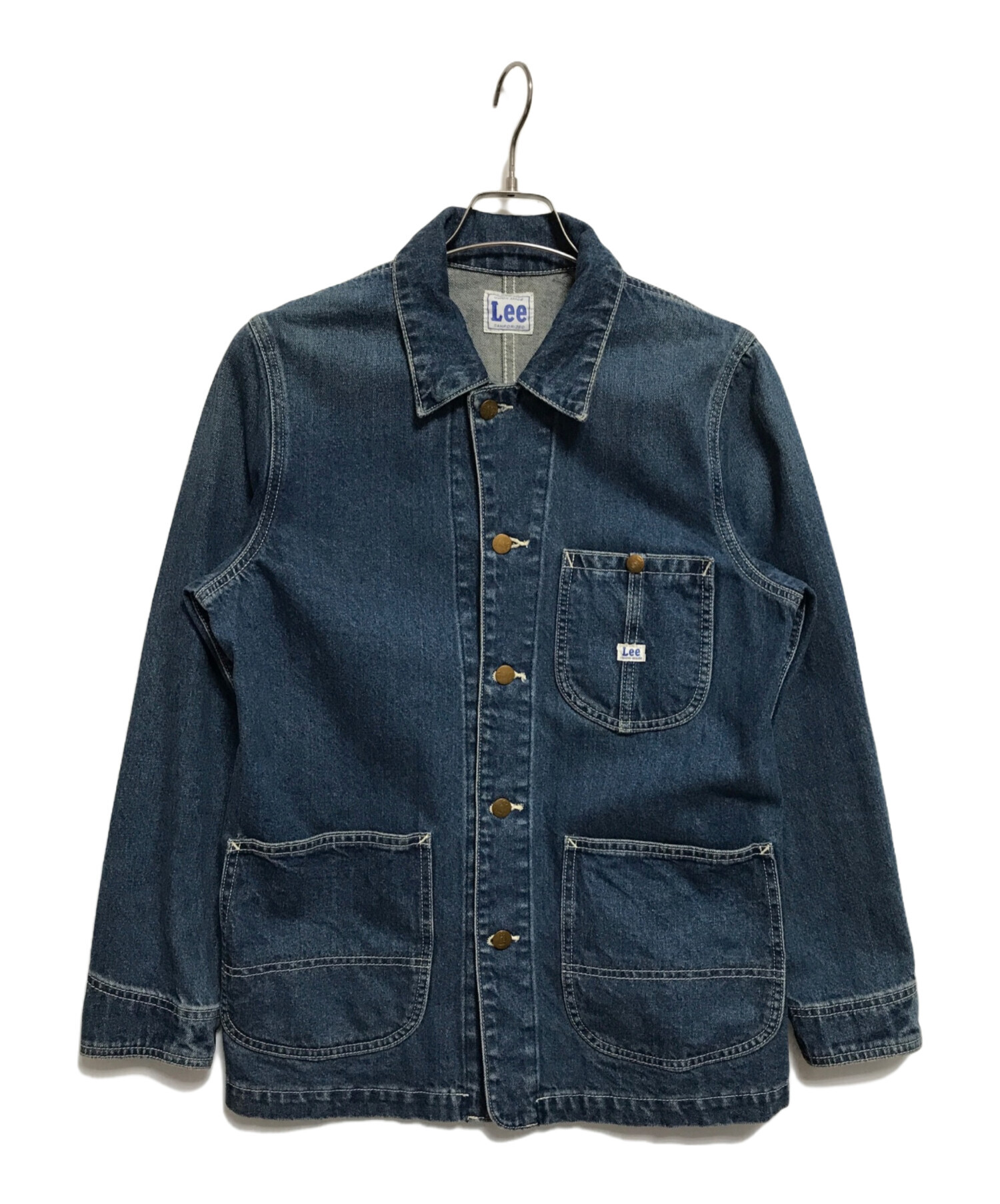 中古・古着通販】LEE (リー) カバーオール インディゴ サイズ:S 