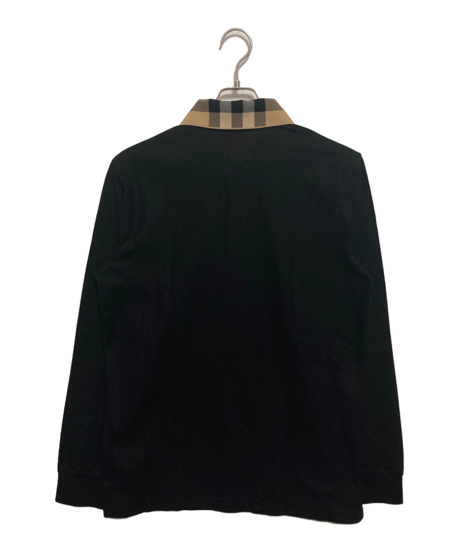 中古・古着通販】BURBERRY (バーバリー) コットン ポロシャツ ブラック 