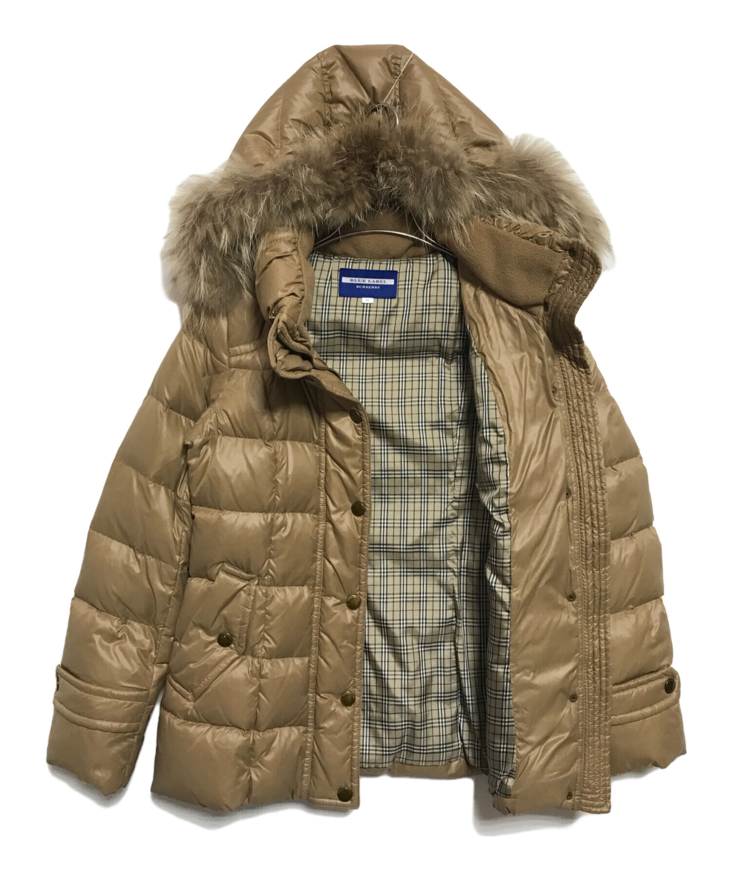 BLUE LABEL CRESTBRIDGE ダウンジャケット 38 ベージュ