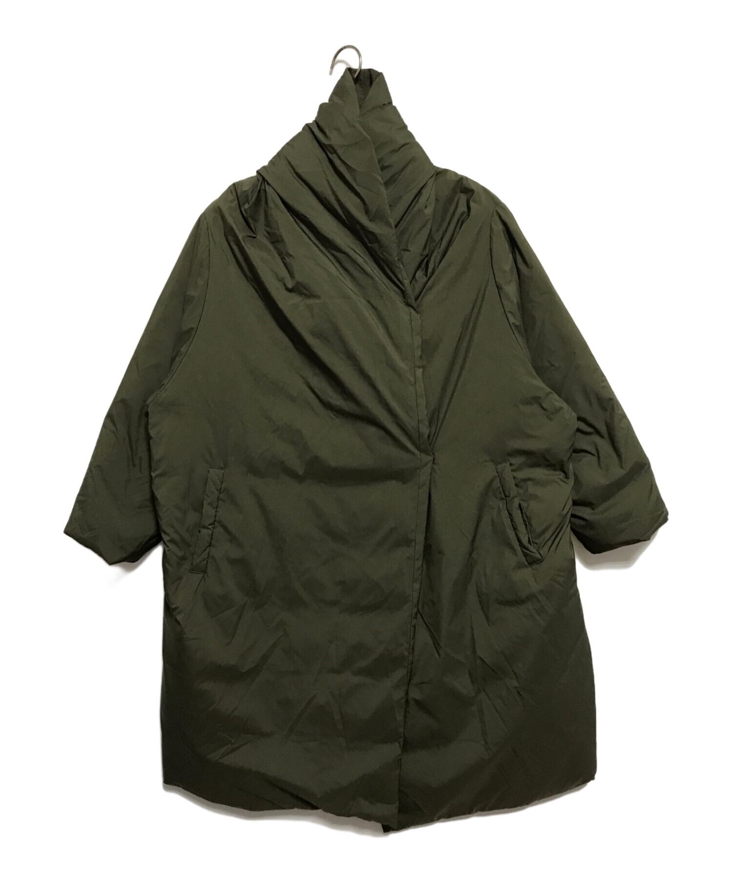 中古・古着通販】mizuiro-ind (ミズイロインド) ダウンコート オリーブ  