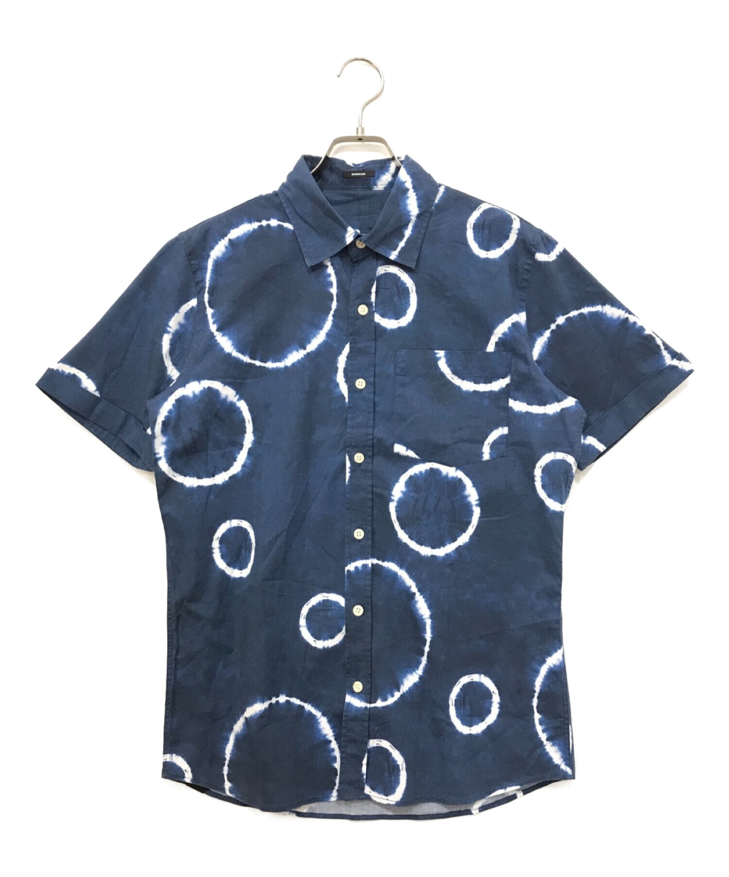 Denham (デンハム) 半袖シャツ ブルー サイズ:S
