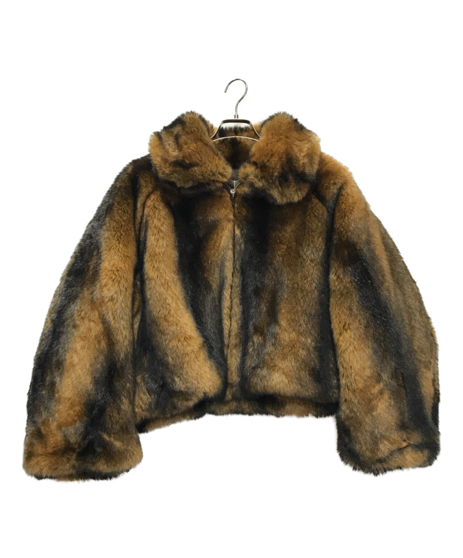 LEINWANDE (ラインヴァンド) Mama's Faux-fur Jacket ブラウン サイズ:FREE 未使用品