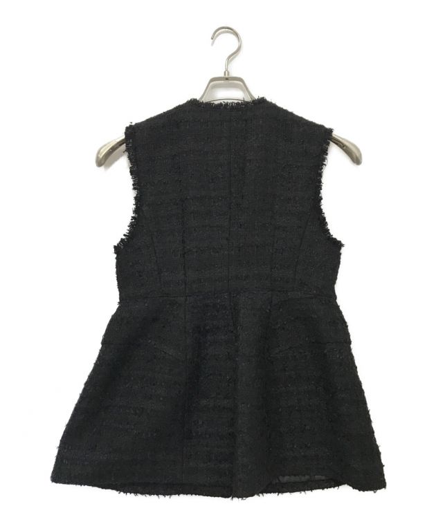 ツイードフレアジレ Arpege story パールボタンツイードテーラー