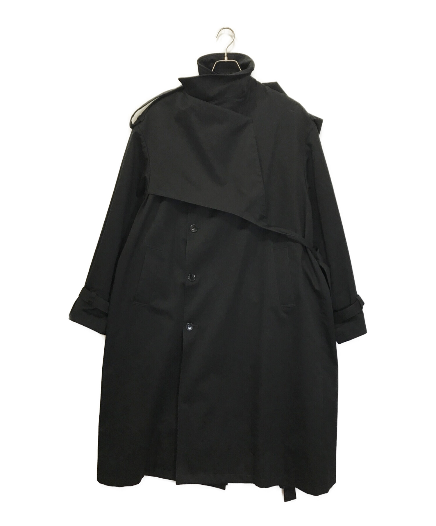 keisuke yoshida trench coat Black