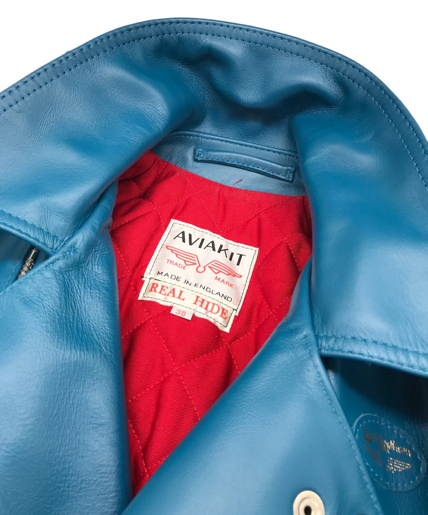 ルイスレザー サイクロン 38 Lewis Leathers 441T ブルー 【公式通販】