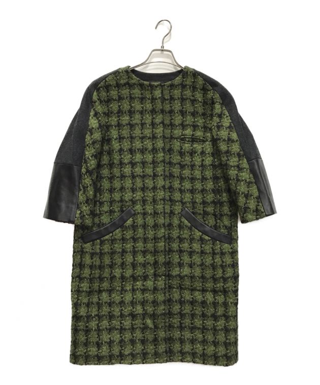 中古・古着通販】LOUIS VUITTON (ルイ ヴィトン) ツイード切替コート 