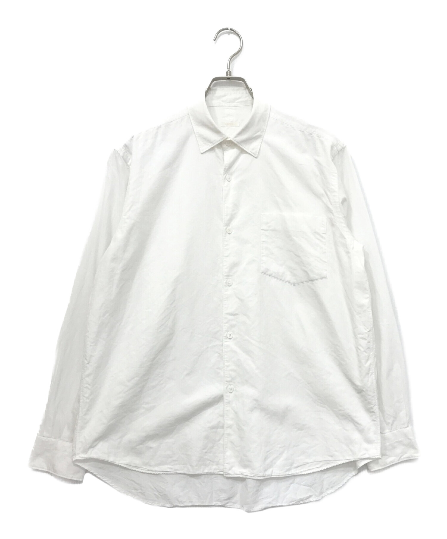 【COMOLI】コモリシャツ　ホワイト　サイズ1