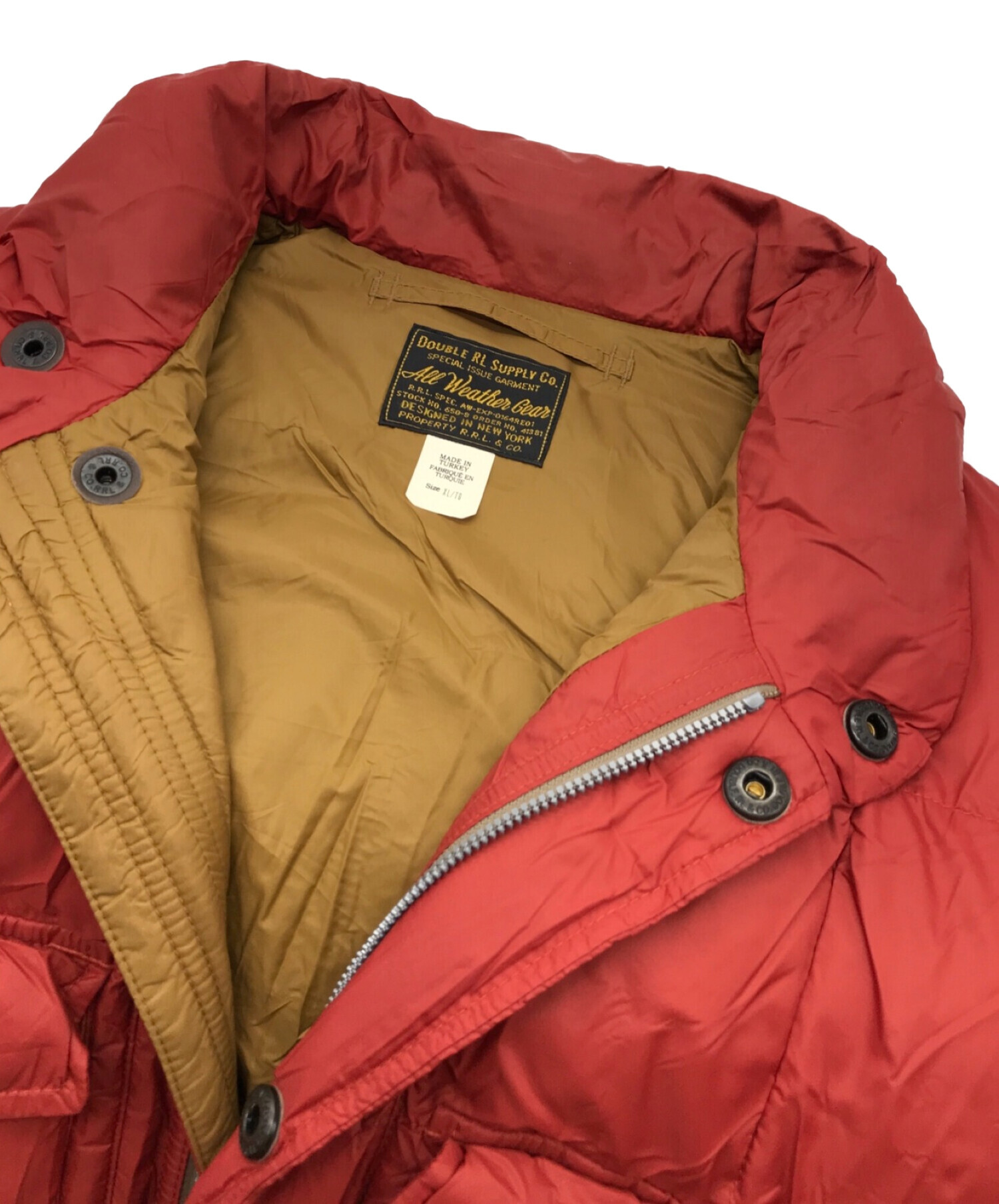 中古・古着通販】RRL (ダブルアールエル) ストーンリーベスト レッド 