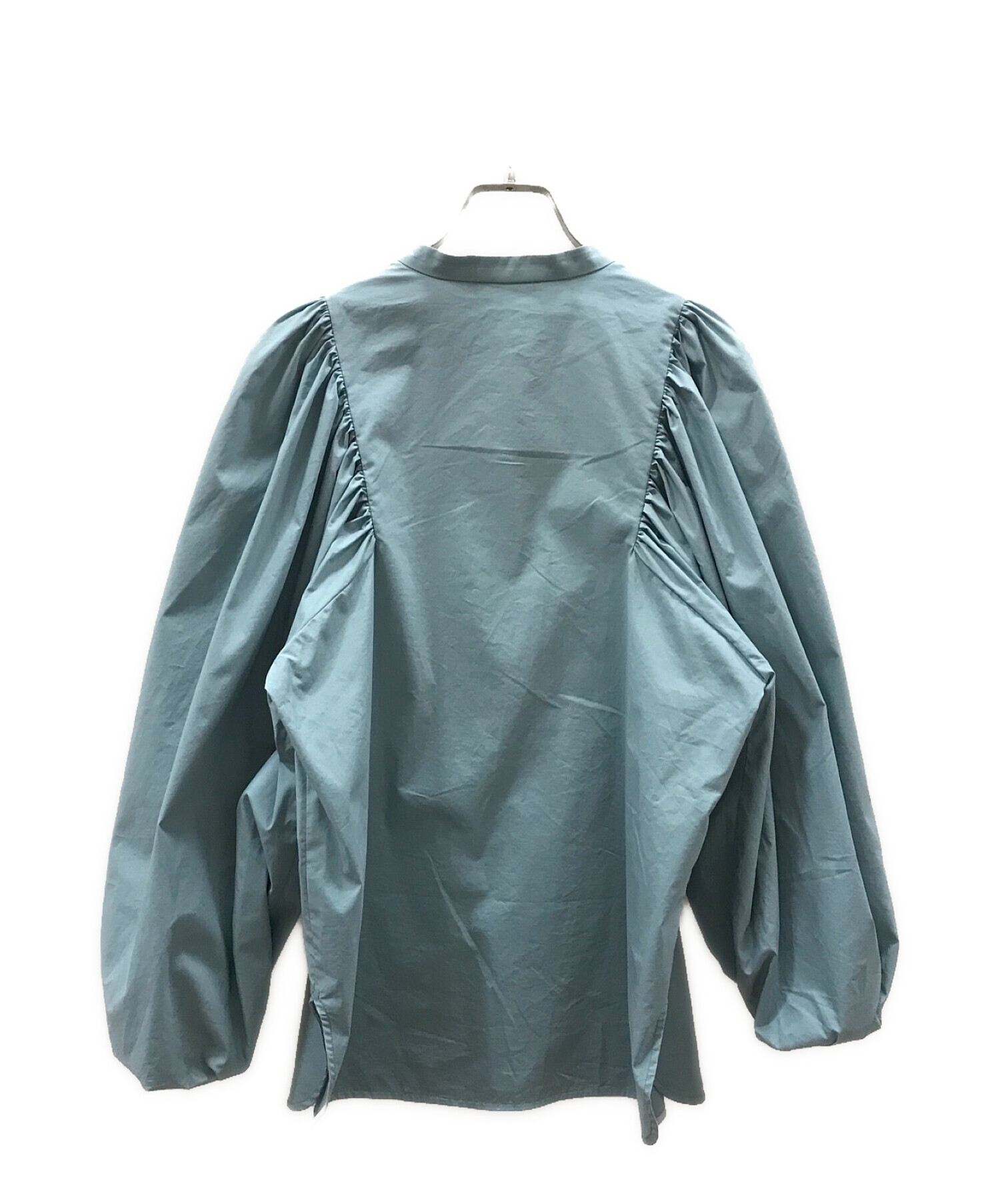 中古・古着通販】YORI (ヨリ) リボンパフスリーブブラウス 