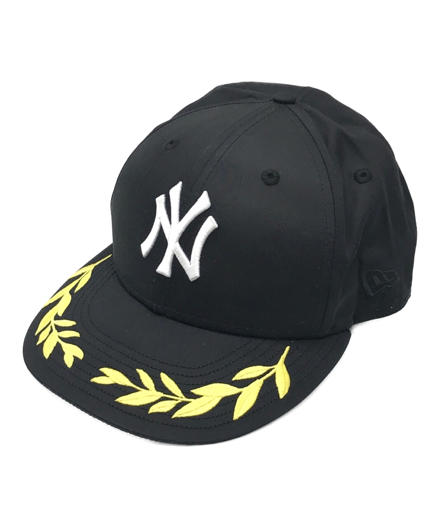 kith newera Yankees black 黒　7 1/4