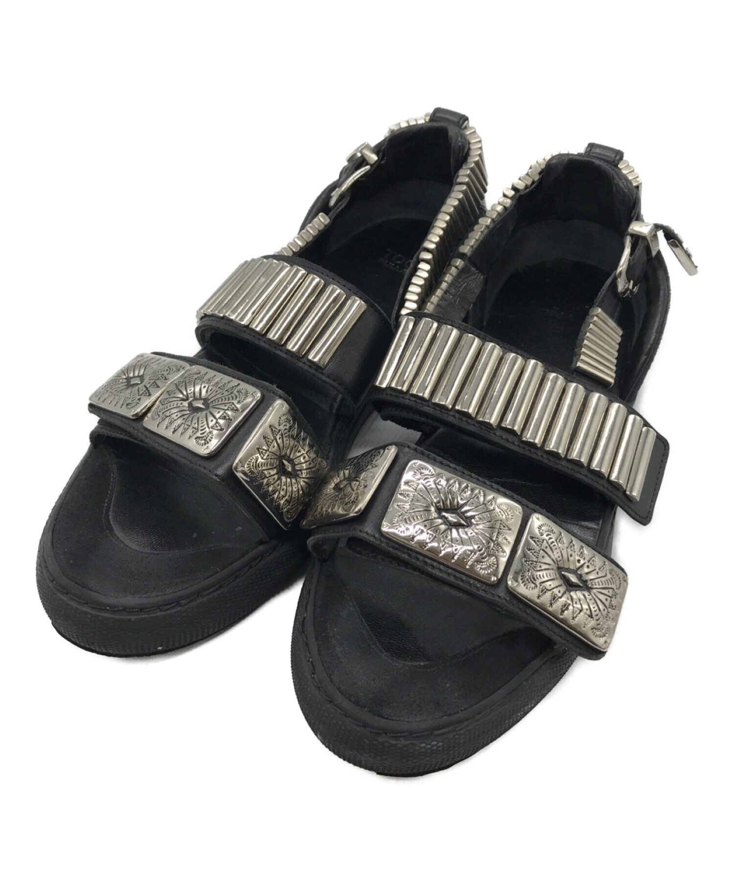 中古・古着通販】TOGA PULLA (トーガ プルラ) サンダル ブラック 