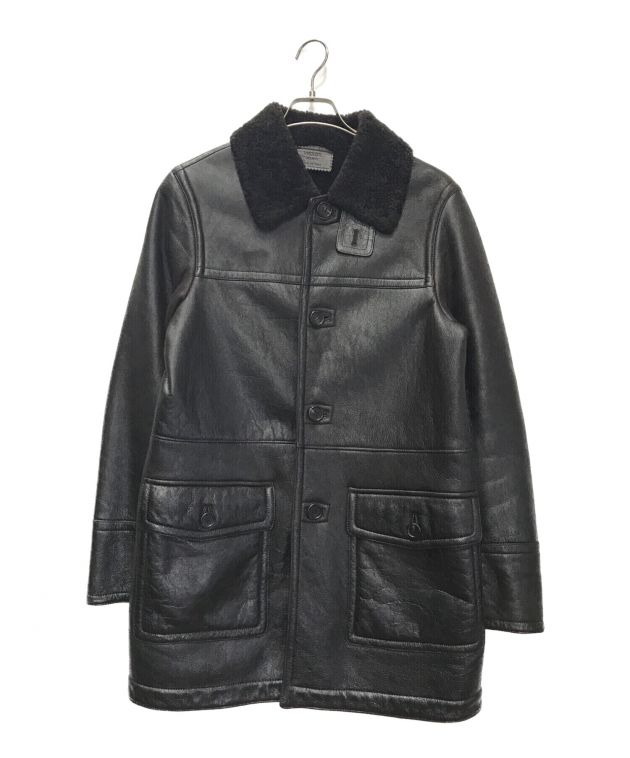 クーポン配布中】□美品□PRADA プラダ ムートンファー コート